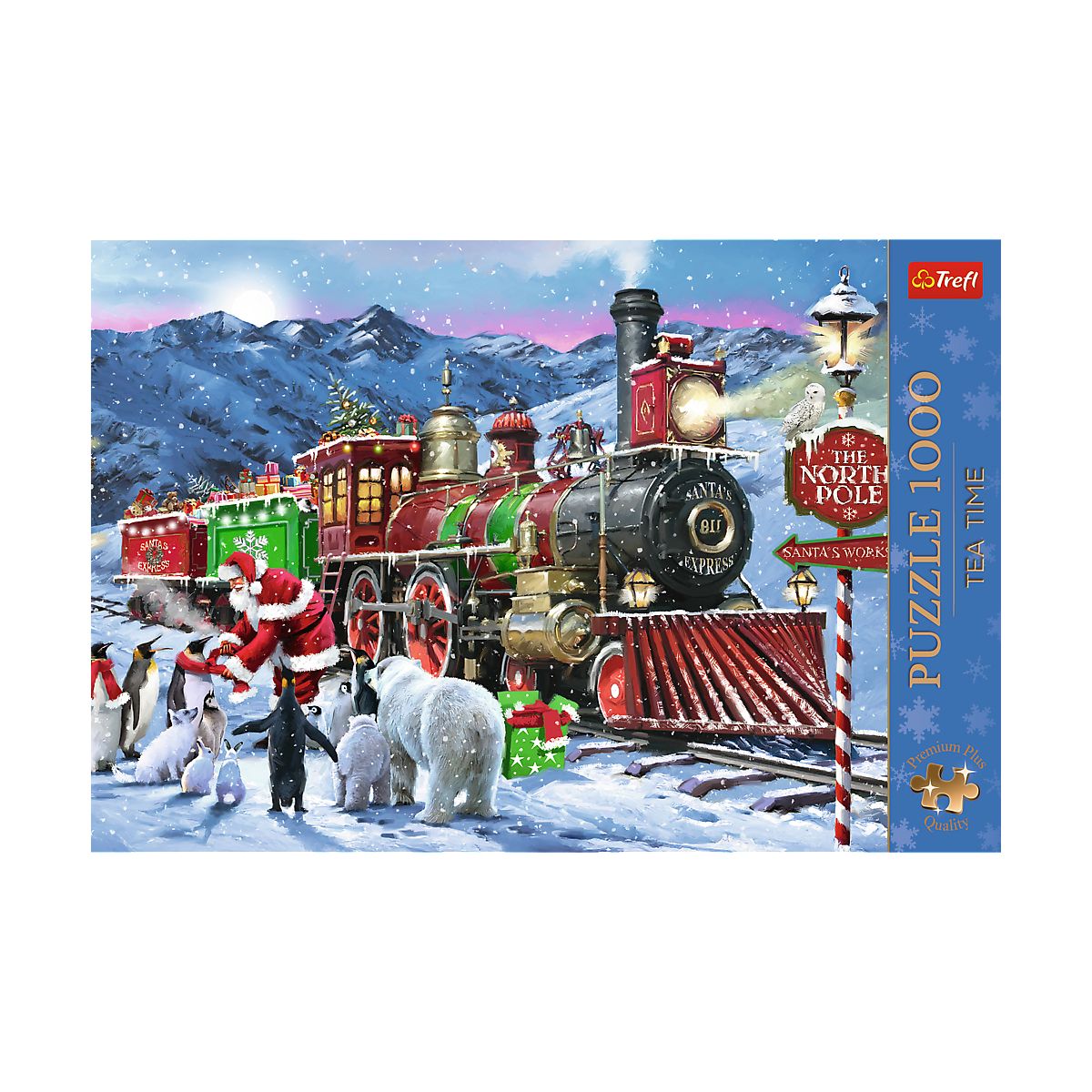 Puzzle Xmass Świąteczny pociąg Trefl (12087)