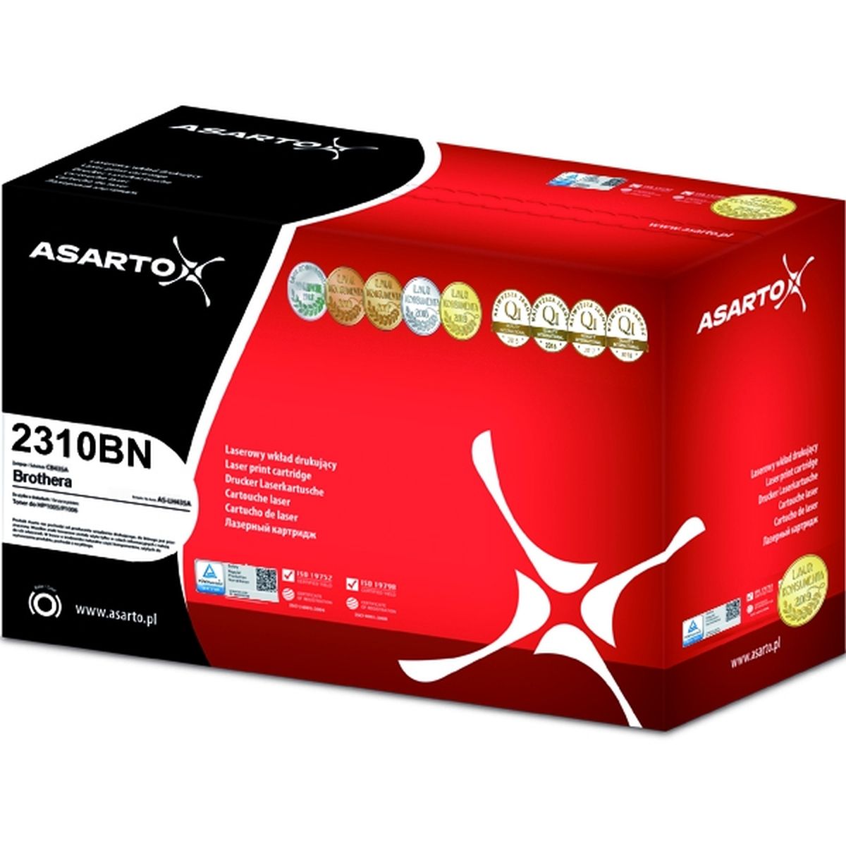 Toner alternatywny Asarto Brother czarny (AS-LB2310BN)