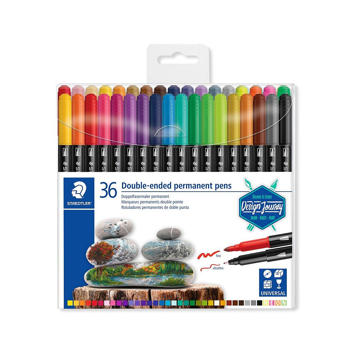 Flamaster dwustronne Staedtler (S 3187 TB36)