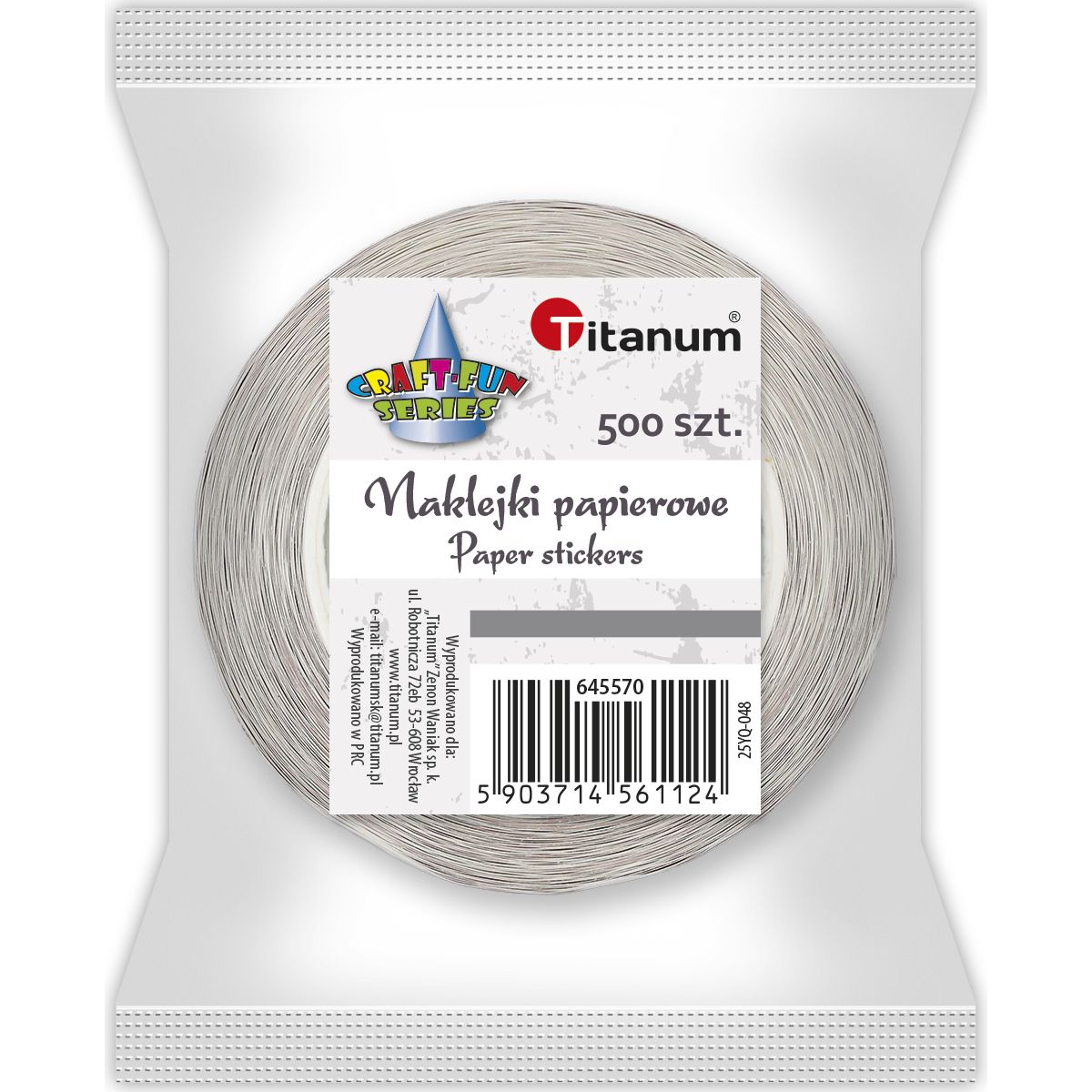 Naklejka (nalepka) Craft-Fun Series Zwierzęta zagrodowe 2 Naklejki na rolce Titanum (25YQ-048)