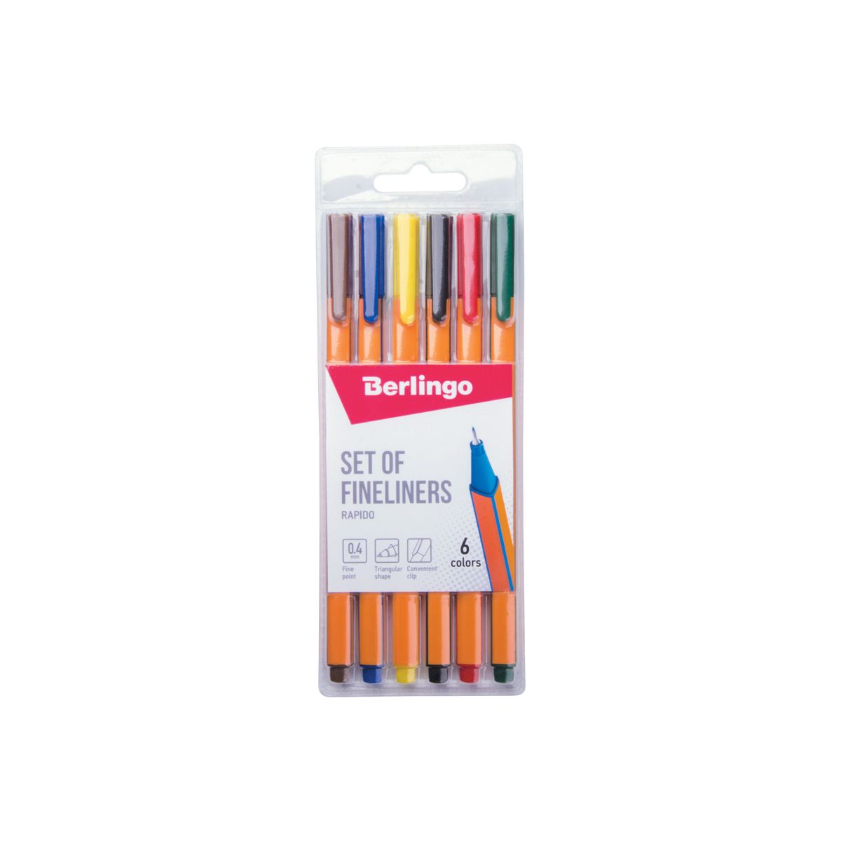 Cienkopis Berlingo Starlight mix 0,4mm 6kol. (255125)