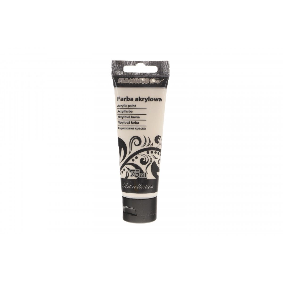 Farba akrylowa perłowy kolor: perłowy biały 75ml Flamingo Line (175)
