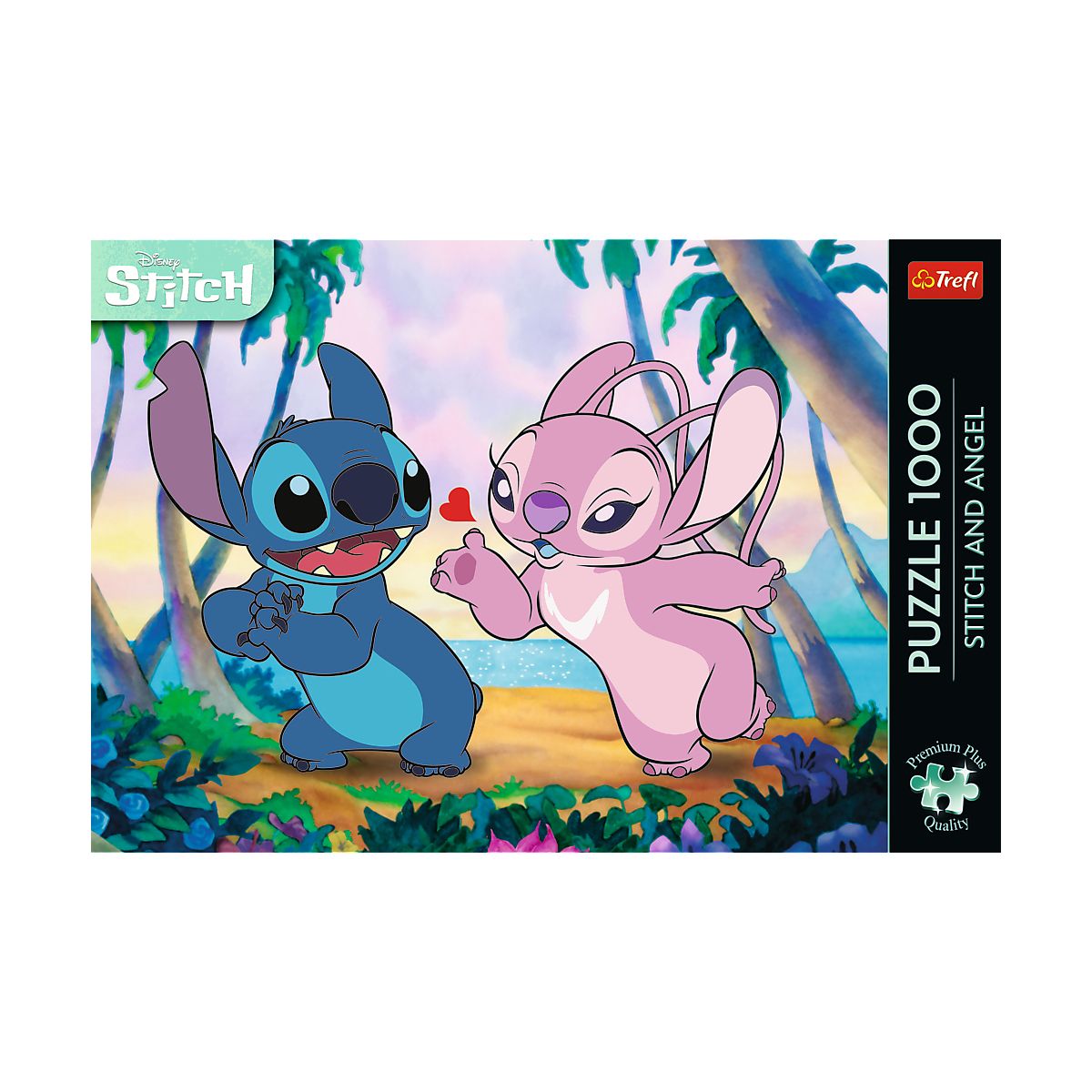 Puzzle Stitch Premium Plus Stitch i Angel 1000 el. Trefl (12079)