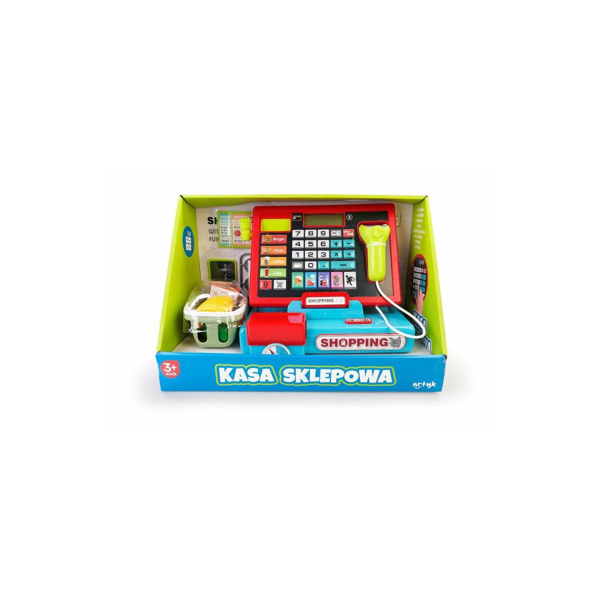Kasa sklepowa Artyk fiskalna ze skanerem i wagą (142543)