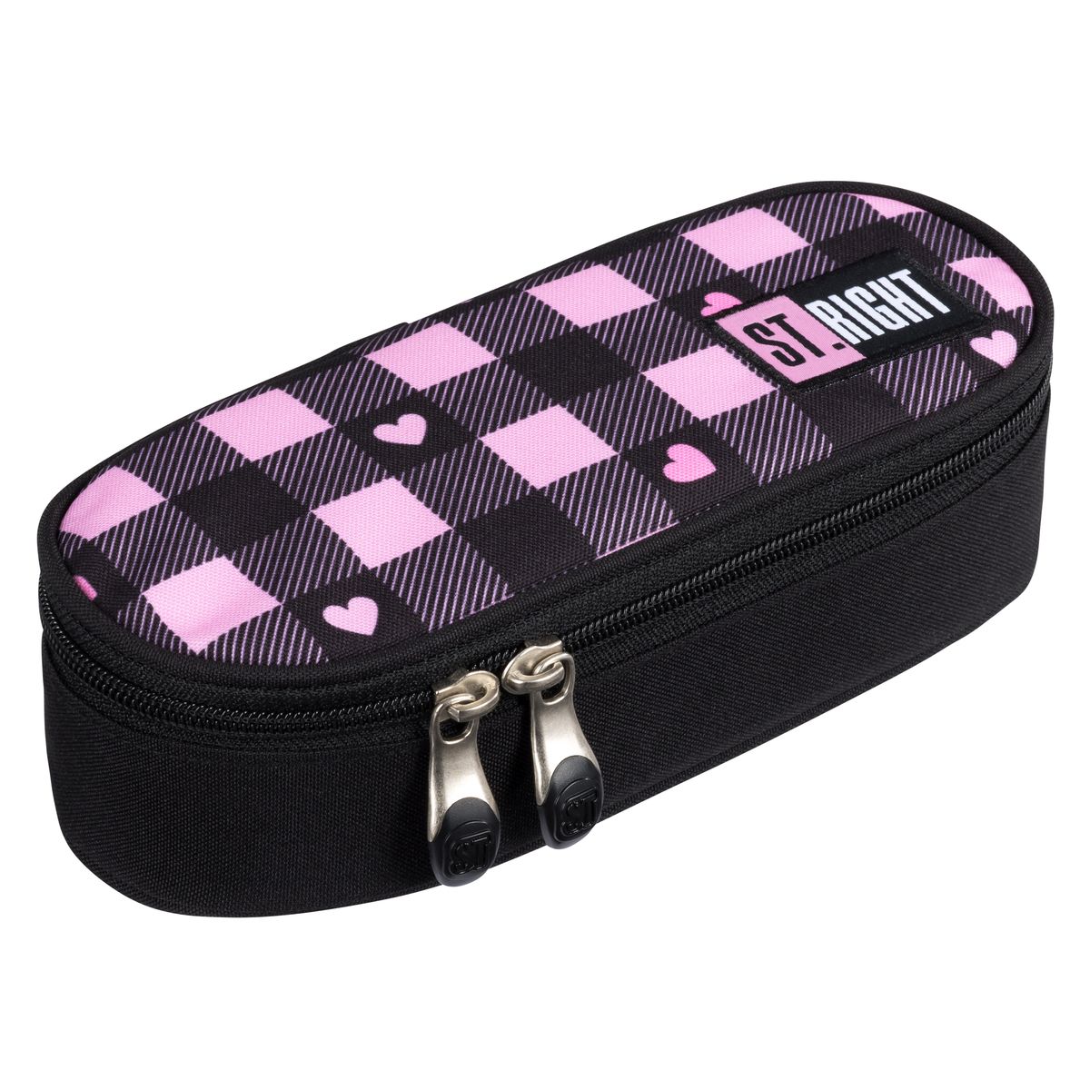 Saszetka Z Usztwnianą Klapką PINK CHECKERED mix St.right (PC-01)