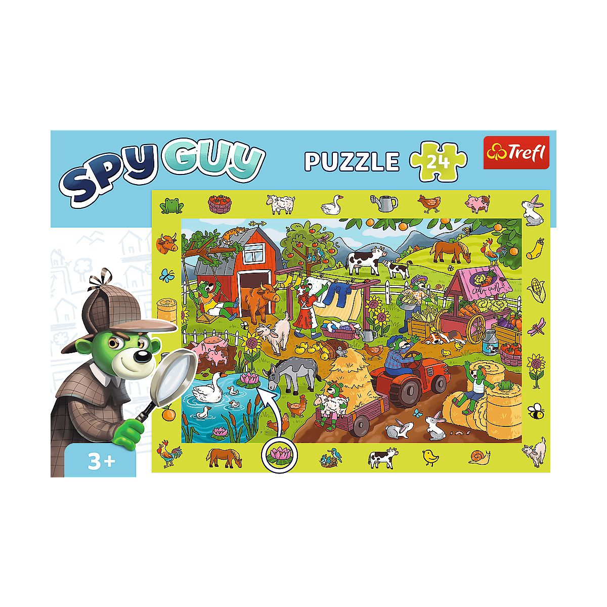 Puzzle Trefl Rodzina Treflików Spy Guy 24 el. (15589)