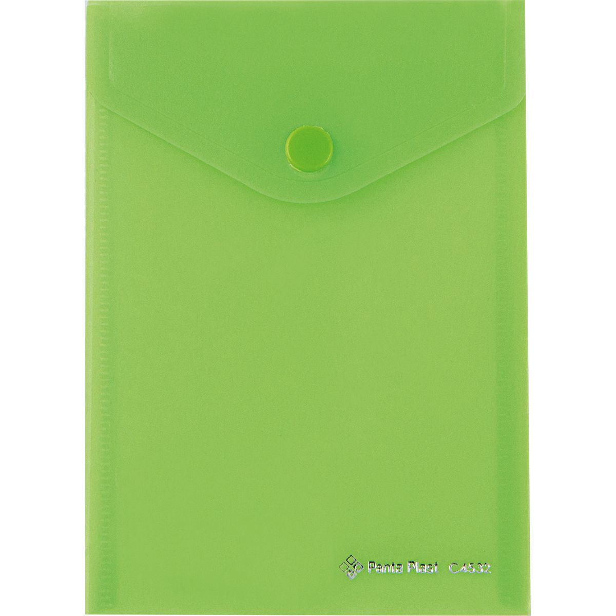 Teczka plastikowa na zatrzask A6 zielony Panta Plast (0410-0052-04)