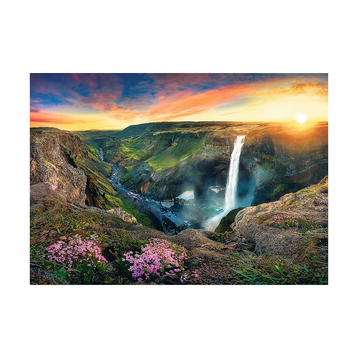 Puzzle Trefl wodospad haifoss 3000 el. (27091)