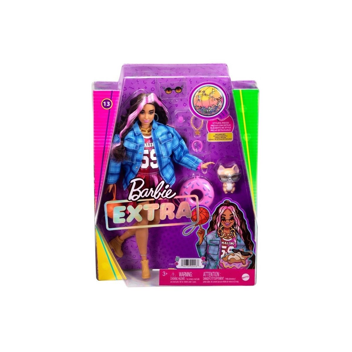 Lalka Barbie Extra sportowa [mm:] 290 (HDJ46)