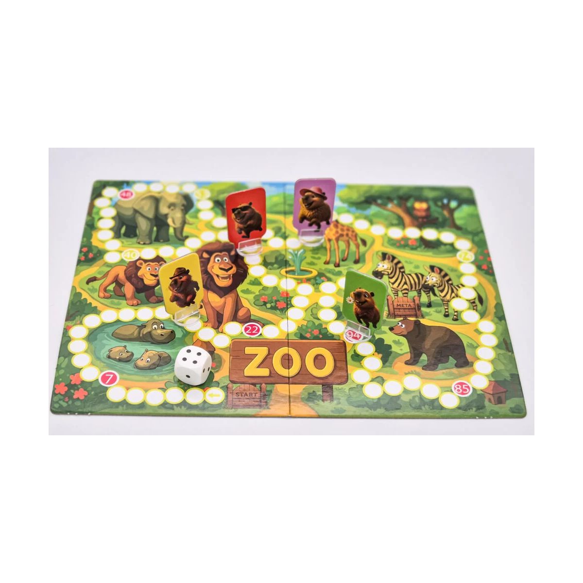 Gra planszowa Kapibary w akcji – Ucieczka z zoo Alexander