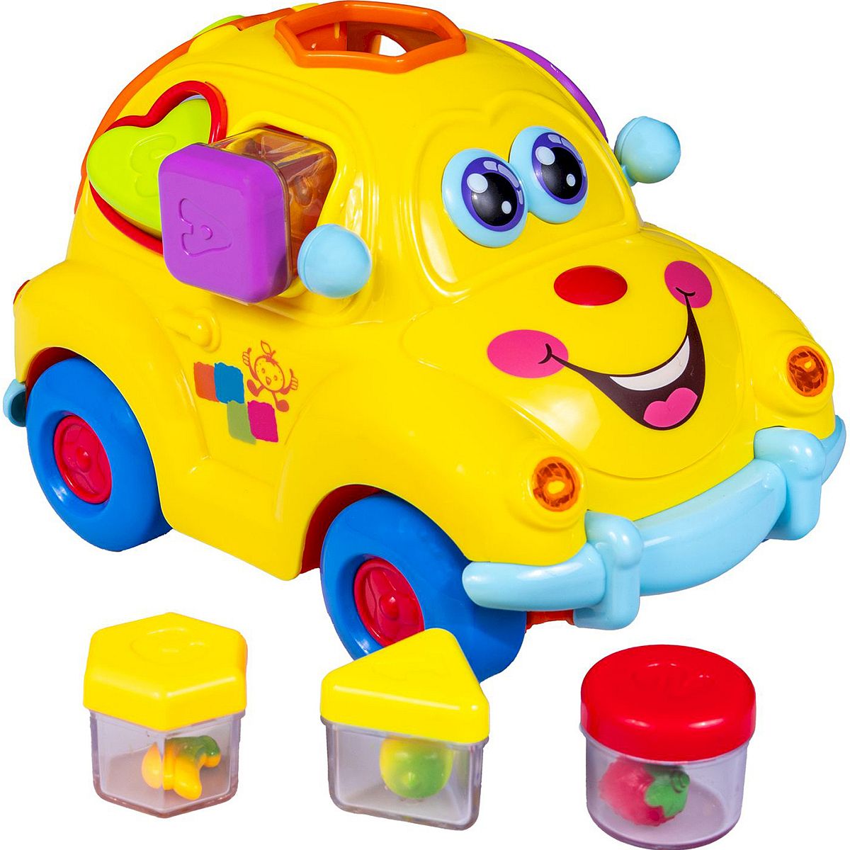 Sorter Zabawne auto z muzyką i światłem Smily Play (SP83668)