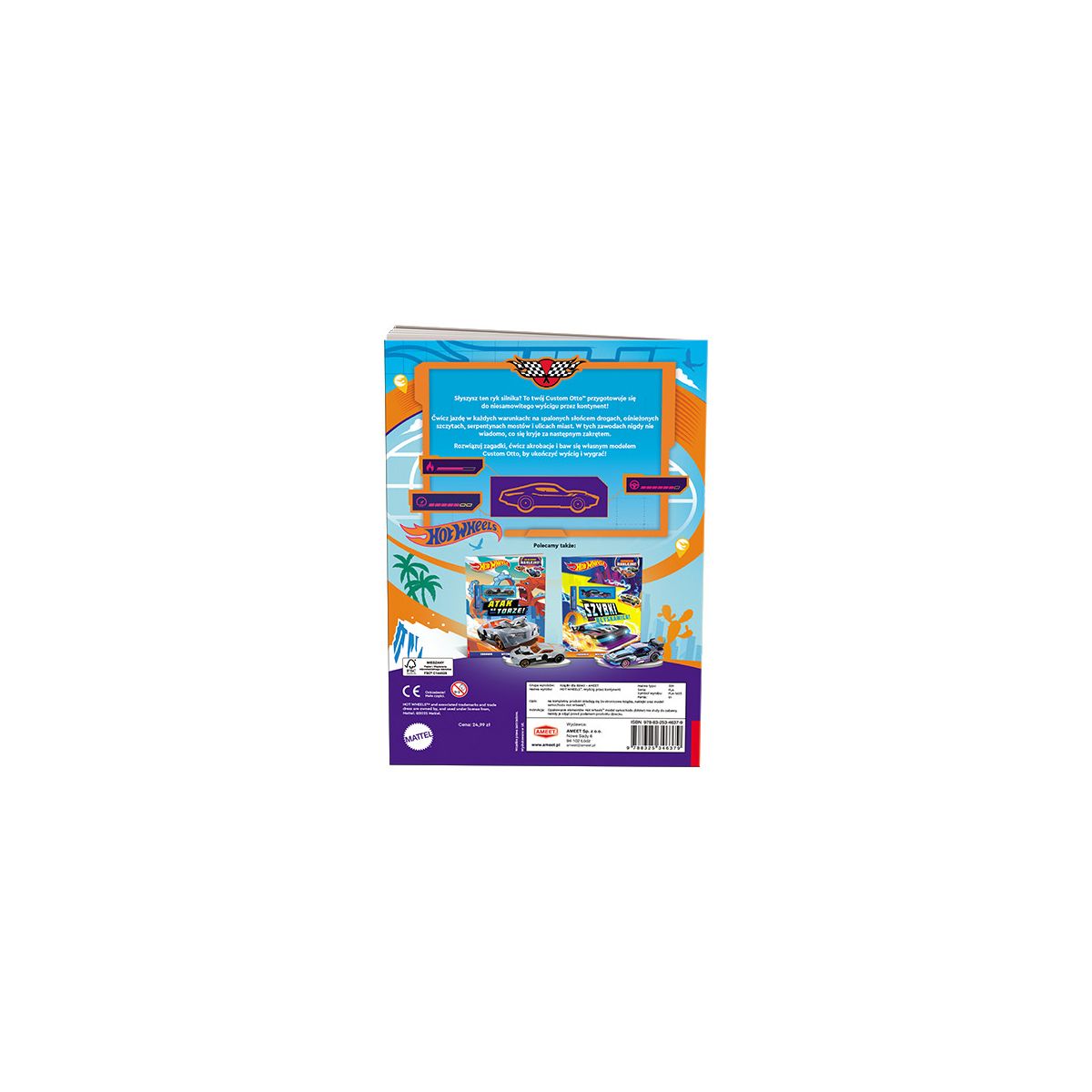 Książeczka edukacyjna Ameet Hot Wheels (FLA 1603)