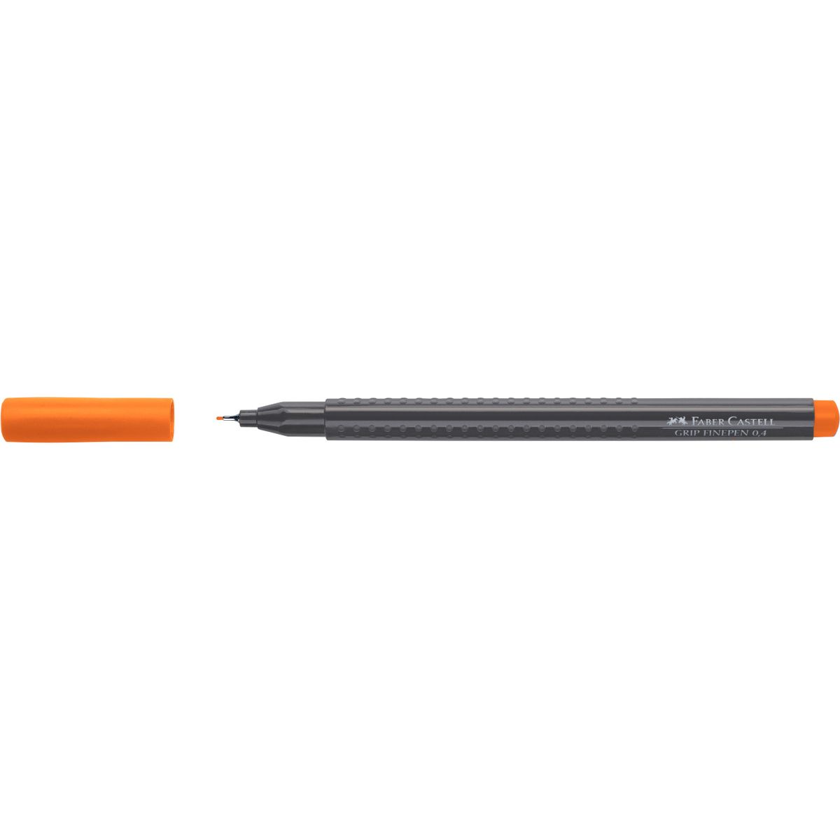 Cienkopis Faber-Castell Grip Finepen 0,4 pomarańczowy (FC151615)