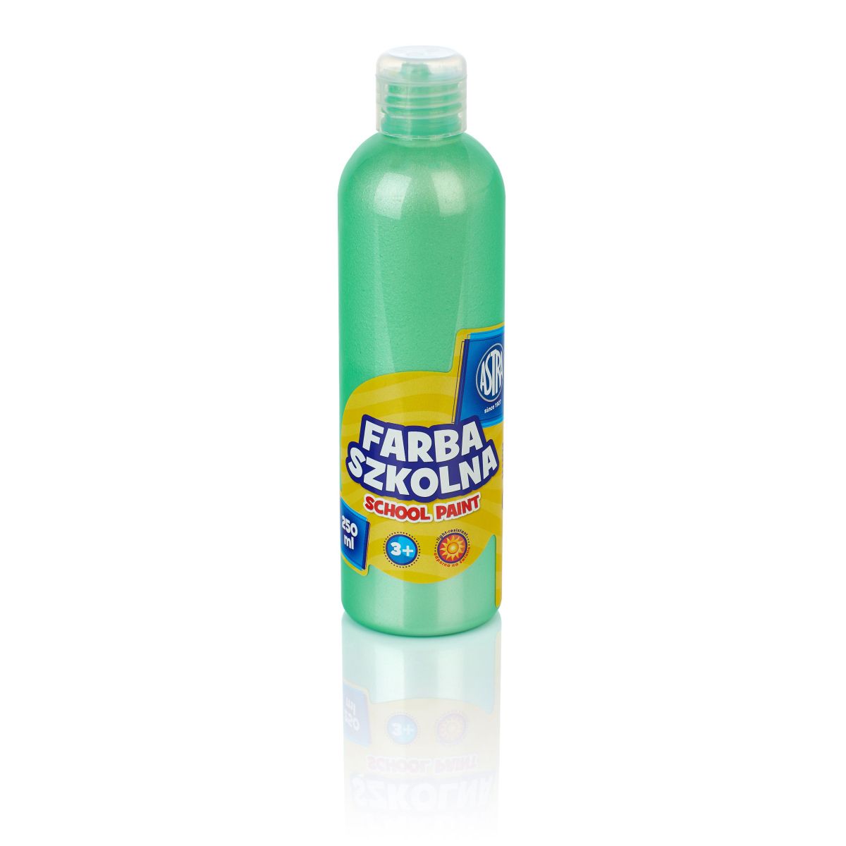 Farby plakatowe Astra szkolne kolor: zielony 250ml 1 kolor.