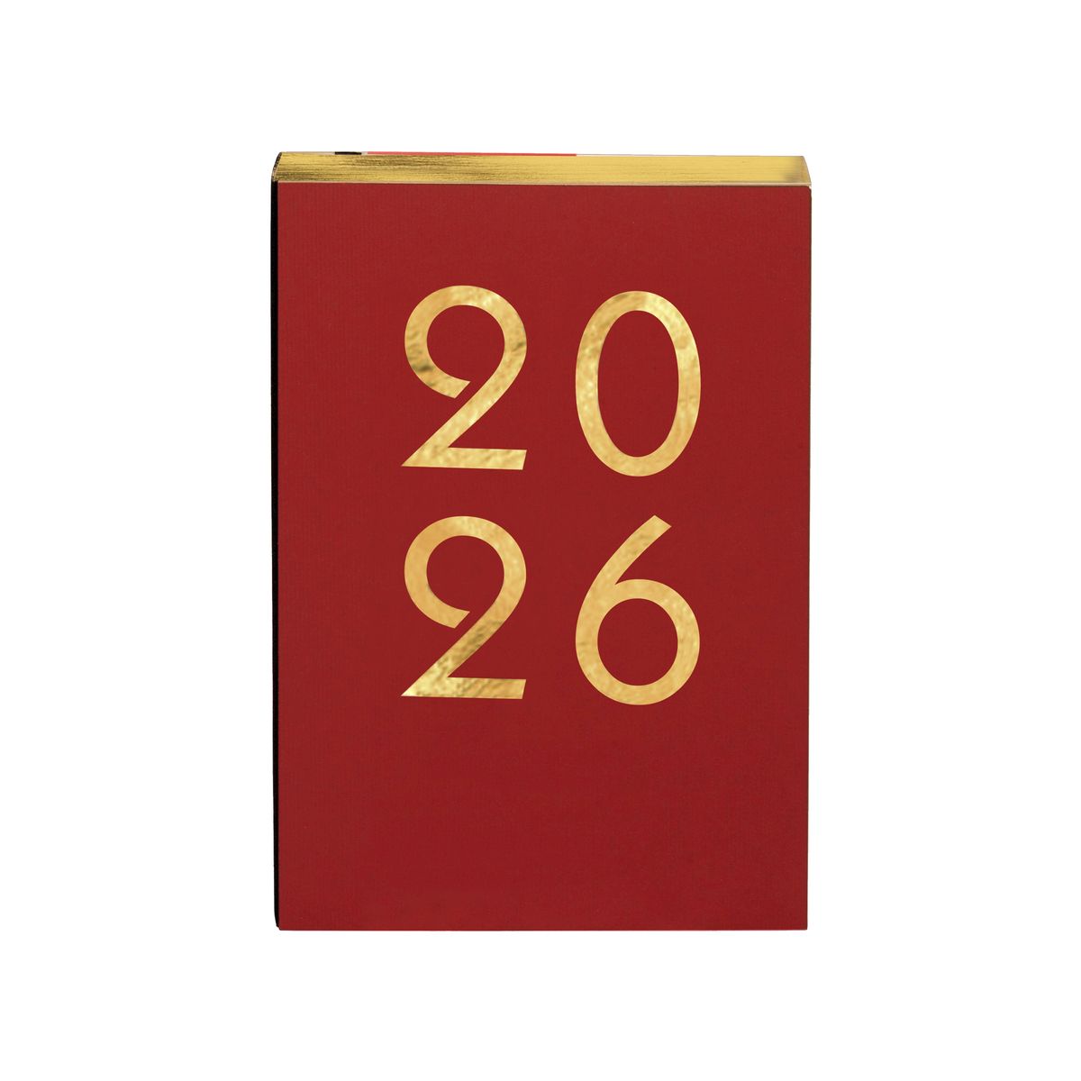 Kalendarz książkowy (terminarz) czerwony ART 2026 A5 Antra (A5 DNS)