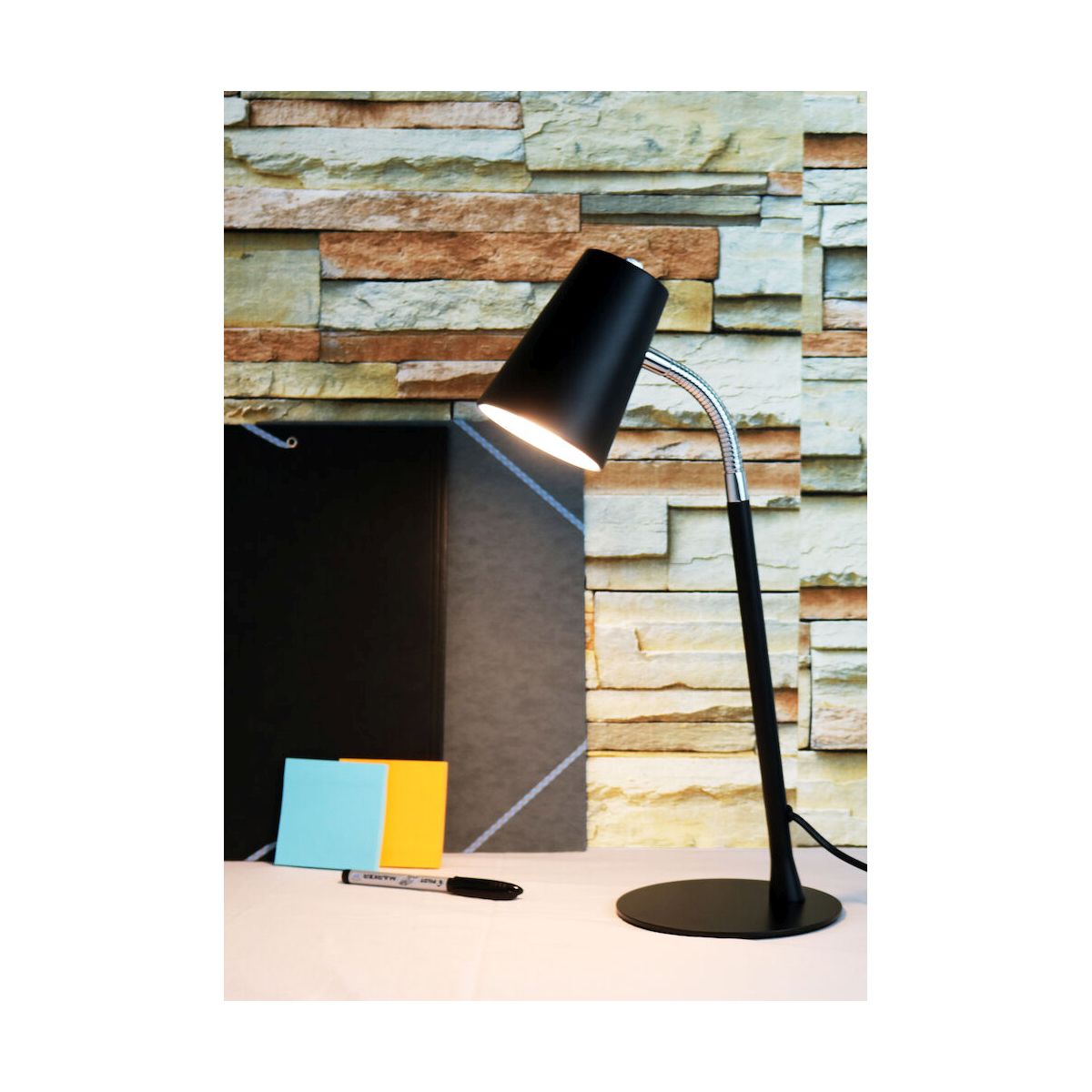 Lampka biurowa Flexio 2.0 LED CZARNA Unilux (400093687)