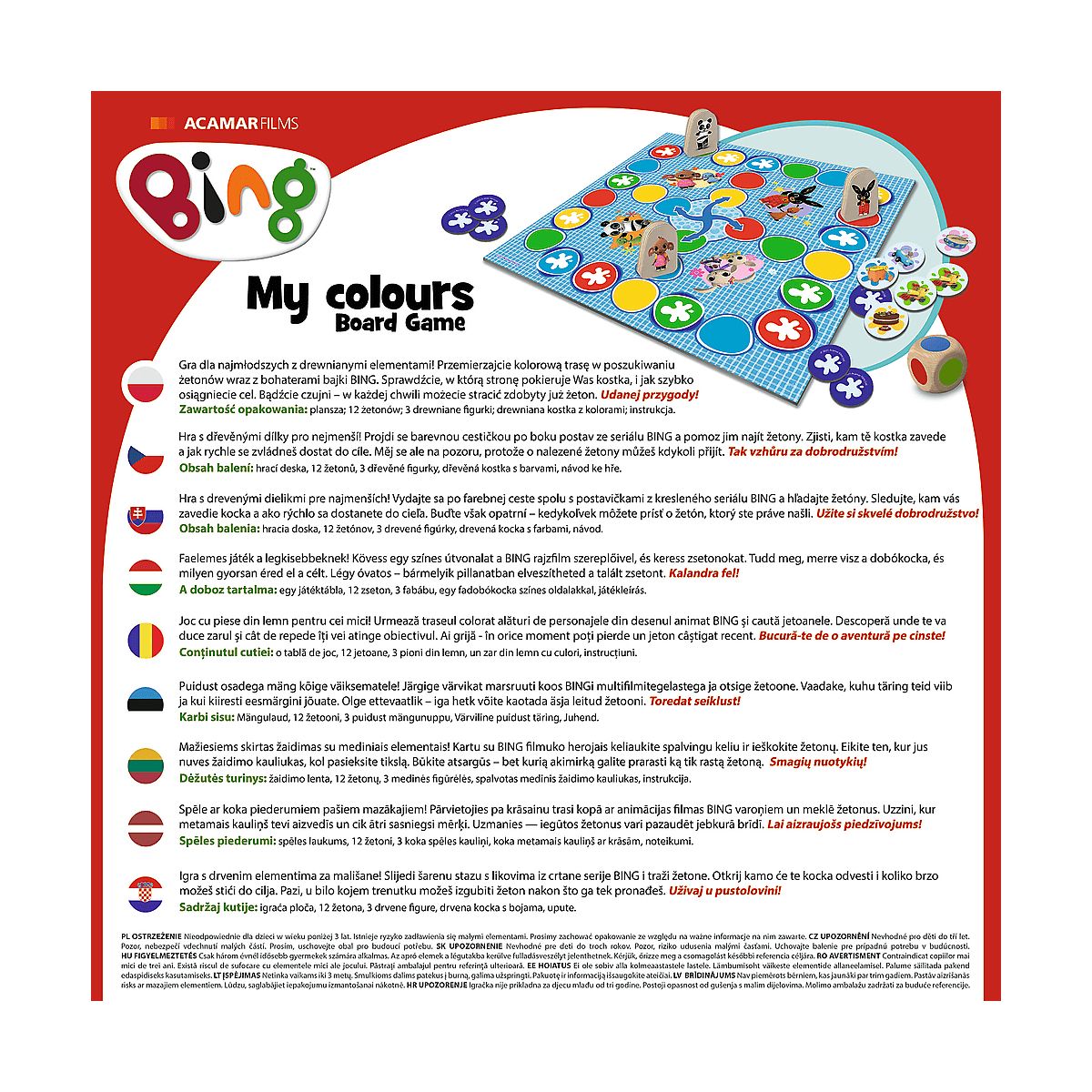 Gra planszowa Trefl Bing My colours (02256)
