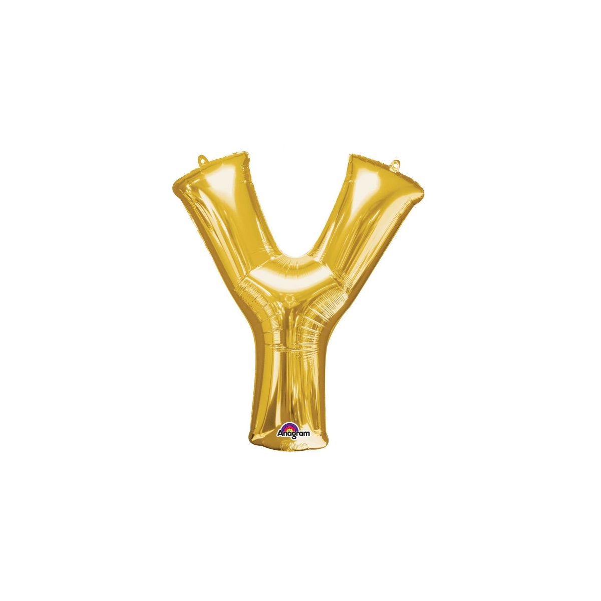 Balon foliowy Amscan balon mini literka y złota (3306101)