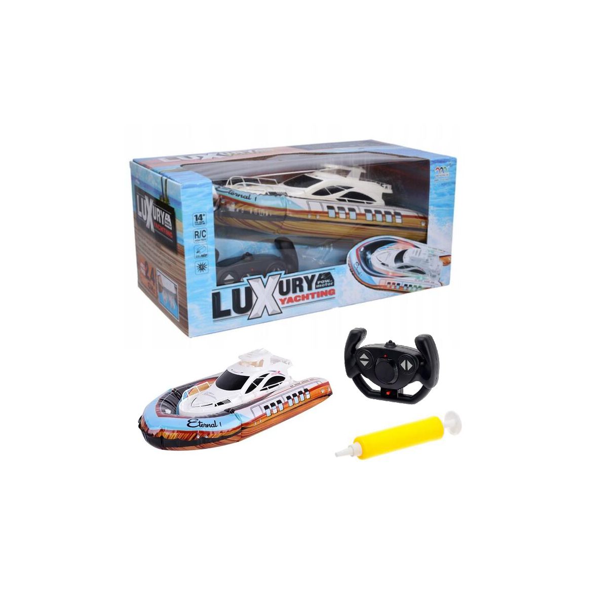 Motorówka dmuchana łódź sterowana Lean (22938)