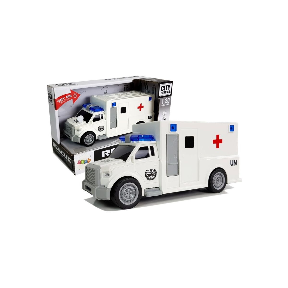 Ambulans Best Way światło i dźwięk (6698)