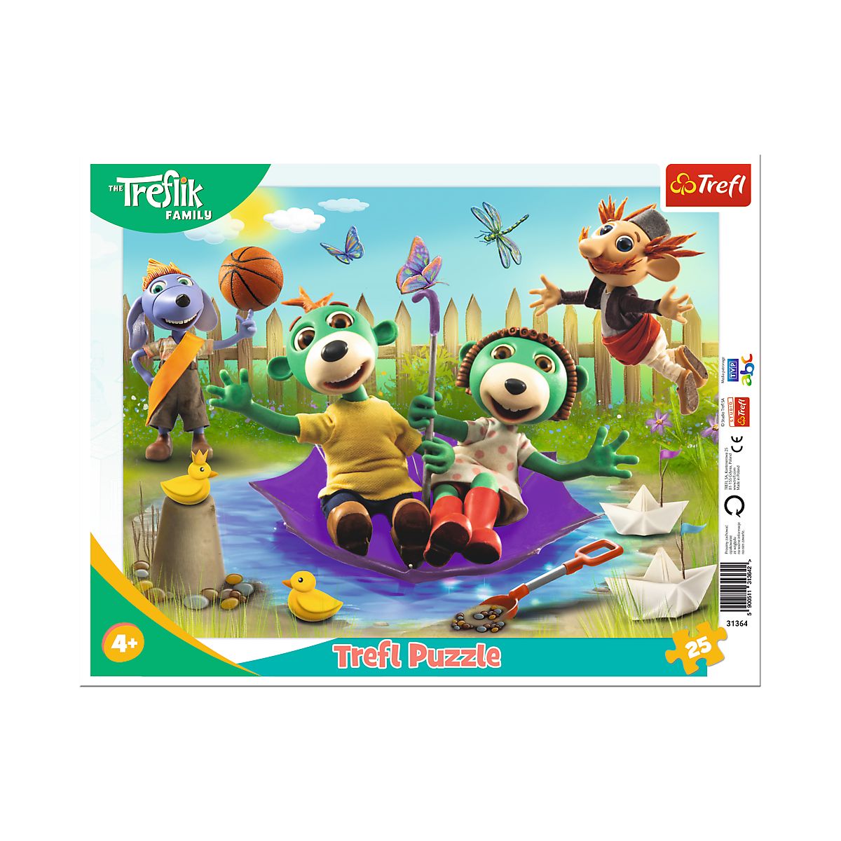 Puzzle Trefl Rodzina Treflików 25 el. (31364)