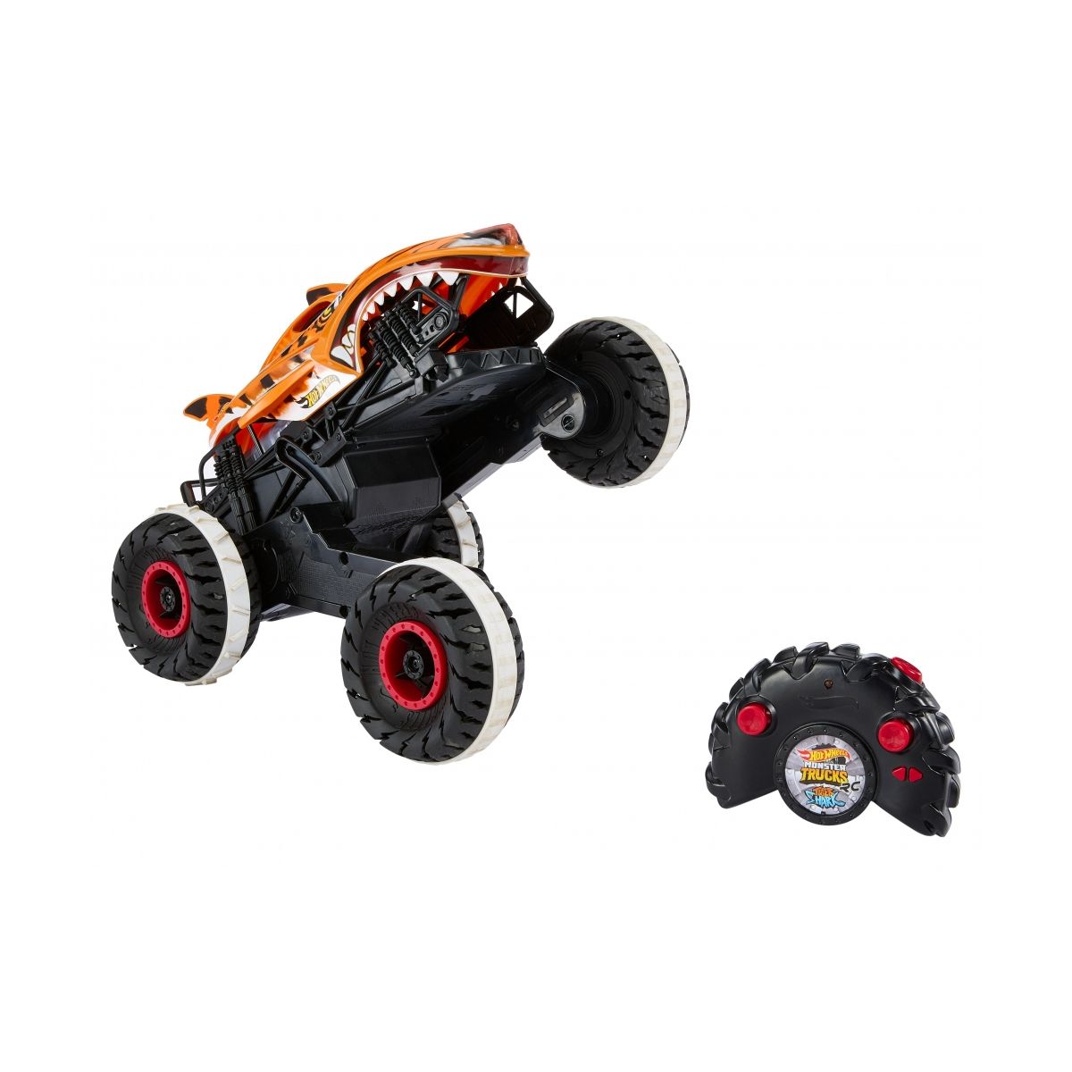 Samochód Hot Wheels Terenowy pojazd zdalnie sterowany Niepowstrzymany Tiger Shark 1:15 (HGV87)