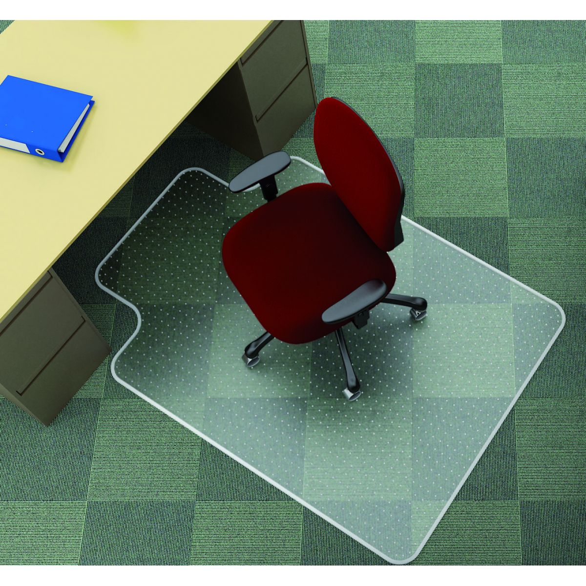 Mata pod krzesło Q-Connect na dywany 120 x 90 cm (KF02255)