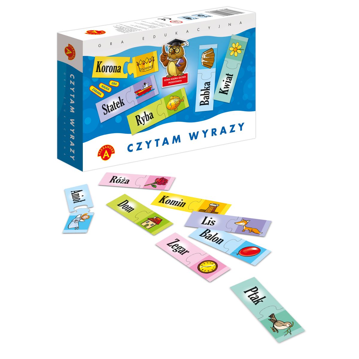 Puzzle czytam wyrazy Alexander (5906018004793)
