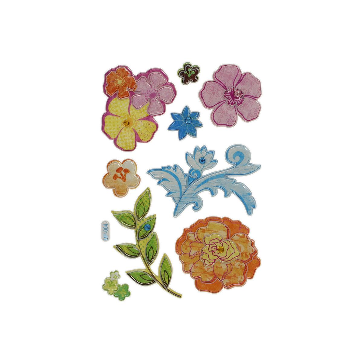 Naklejka (nalepka) Craft-Fun Series kwiaty Titanum (MP004)
