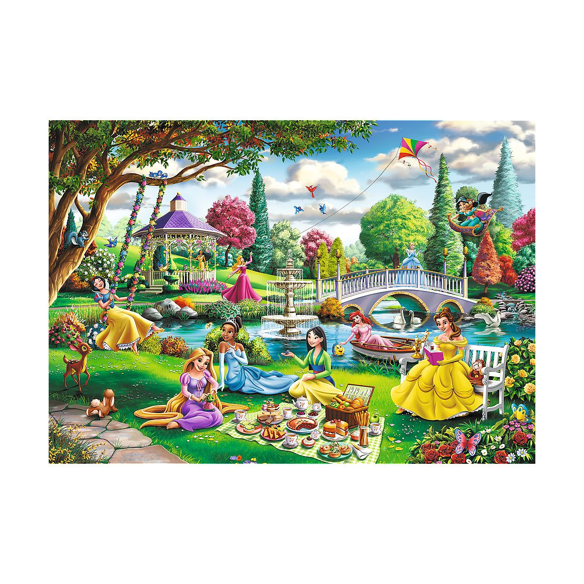 Puzzle Princess Piknik z Księżniczkami Disney 1000 el. Trefl (10919)