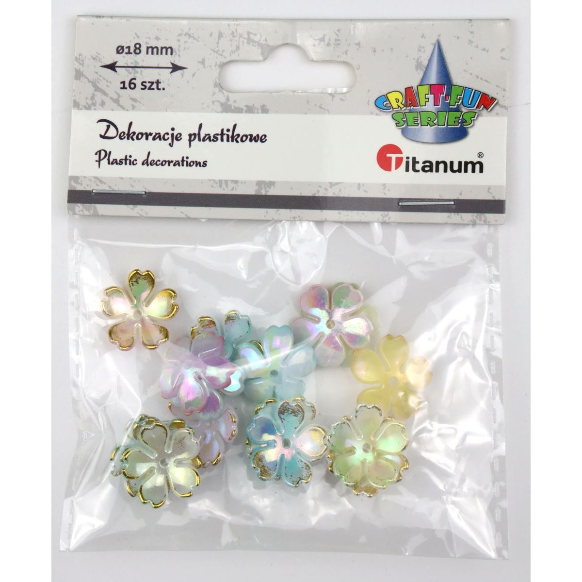 Ozdoba akrylowa Kwiatki Titanum Craft-Fun (25NR001)