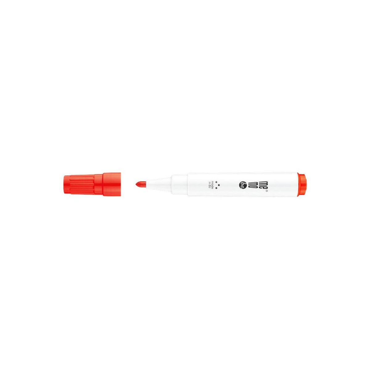 Marker suchościeralny Memobe czerwony czerwony 3,0mm okrągła końcówka (MM350-05)