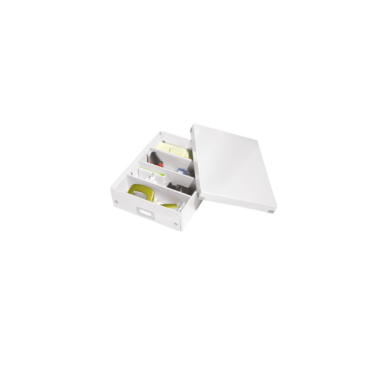 Pudło archiwizacyjne Click & Store z przegródkami biały karton [mm:] 280x100x 370 Leitz (60580001)