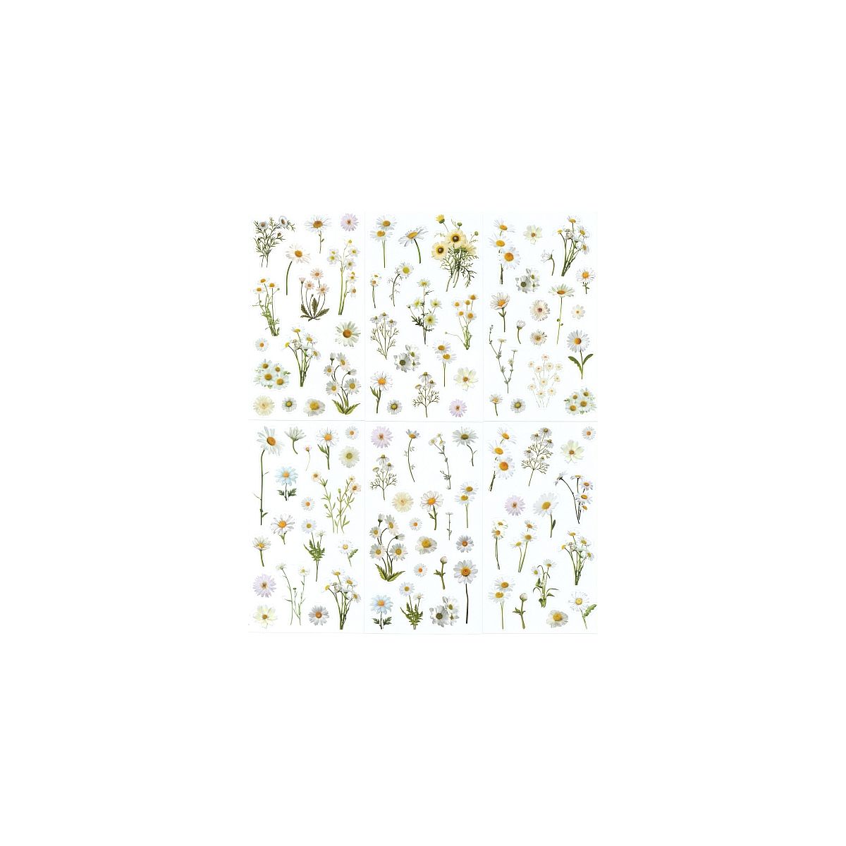 Naklejka (nalepka) Craft-Fun Series Stokrotki foliowe Titanum (25MD004)