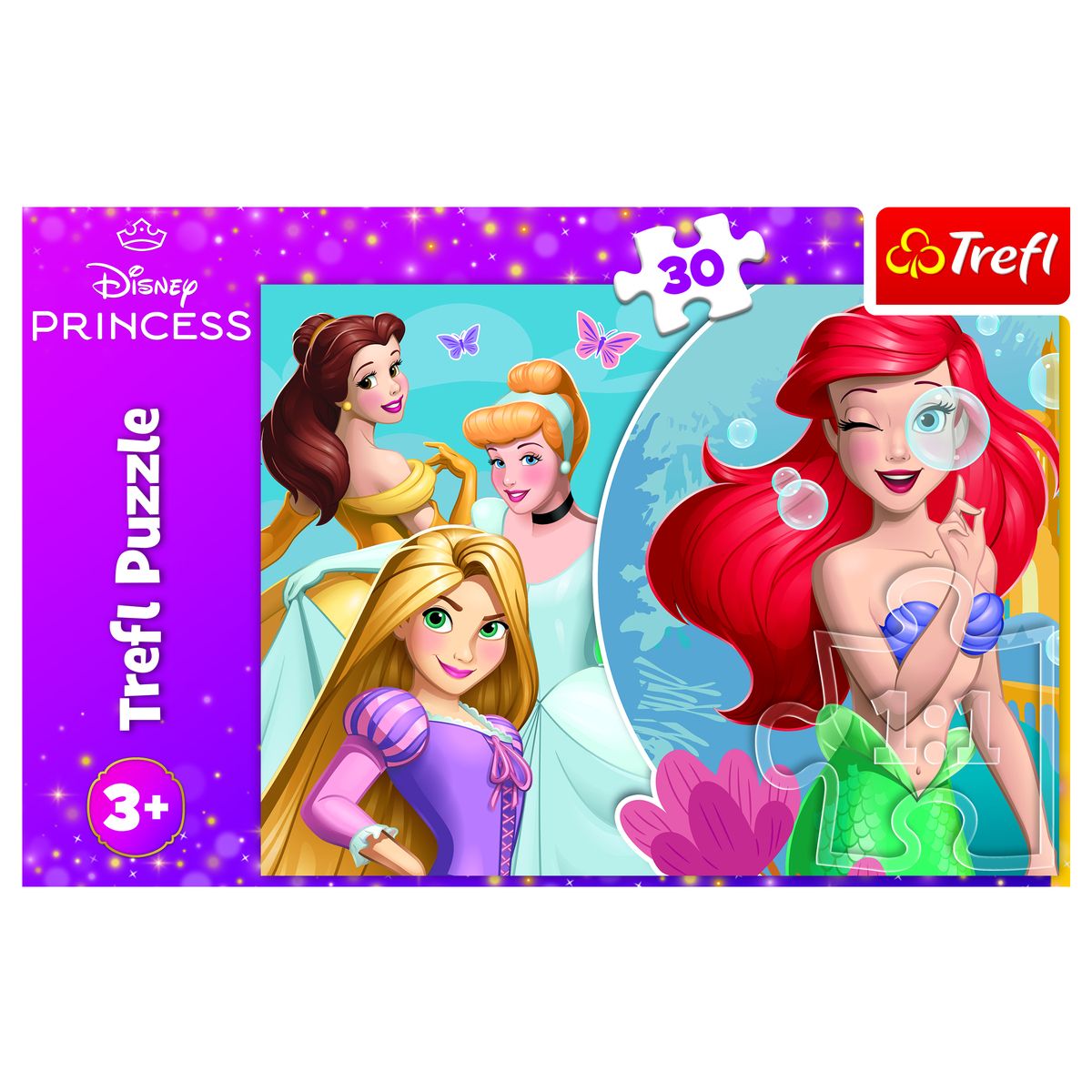 Puzzle Trefl Disney Princess Piękny dzień księżniczek 30 el. (18308)