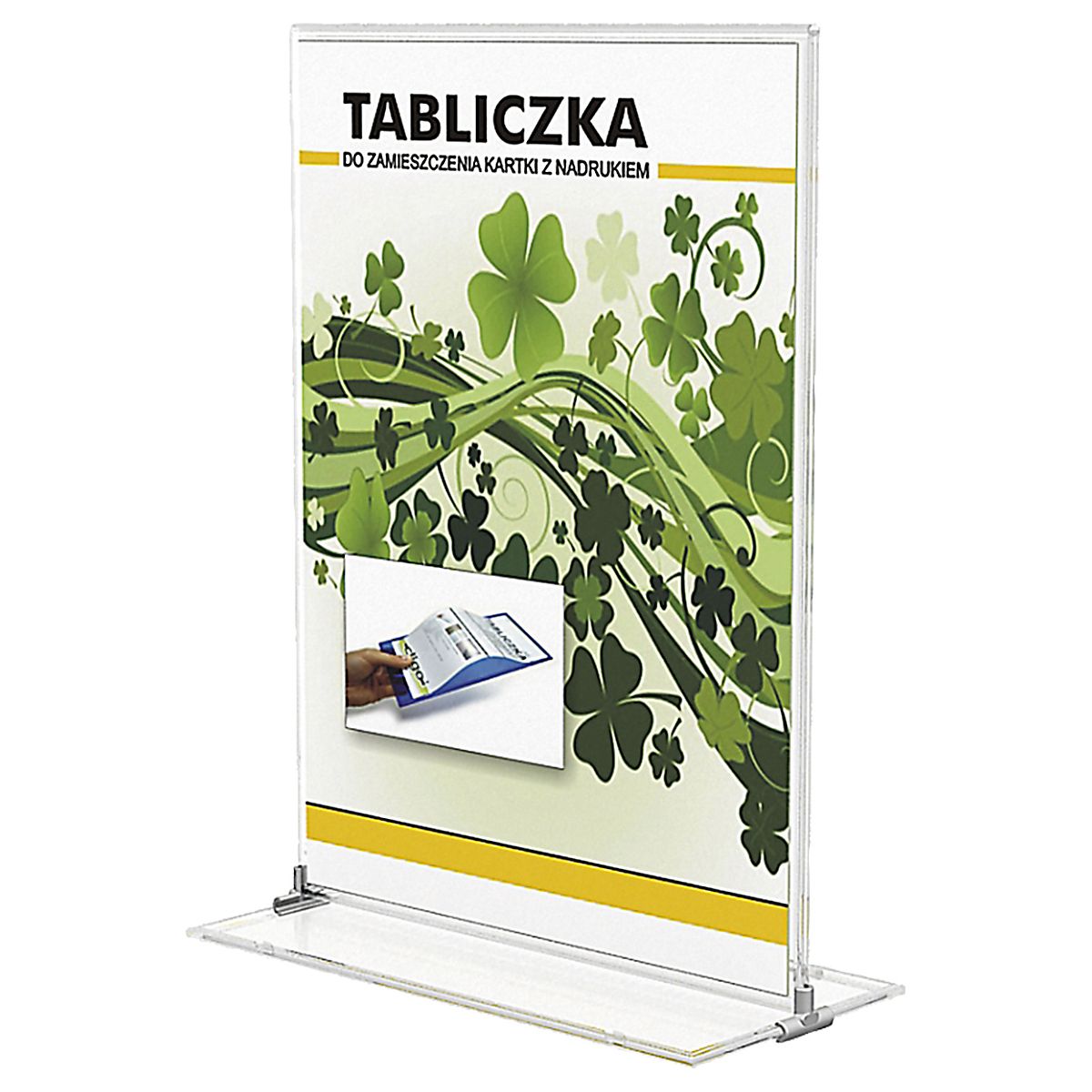 Tabliczka stojąca jednostronna Panta Plast 7 x 11 cm (0403-0005-00)