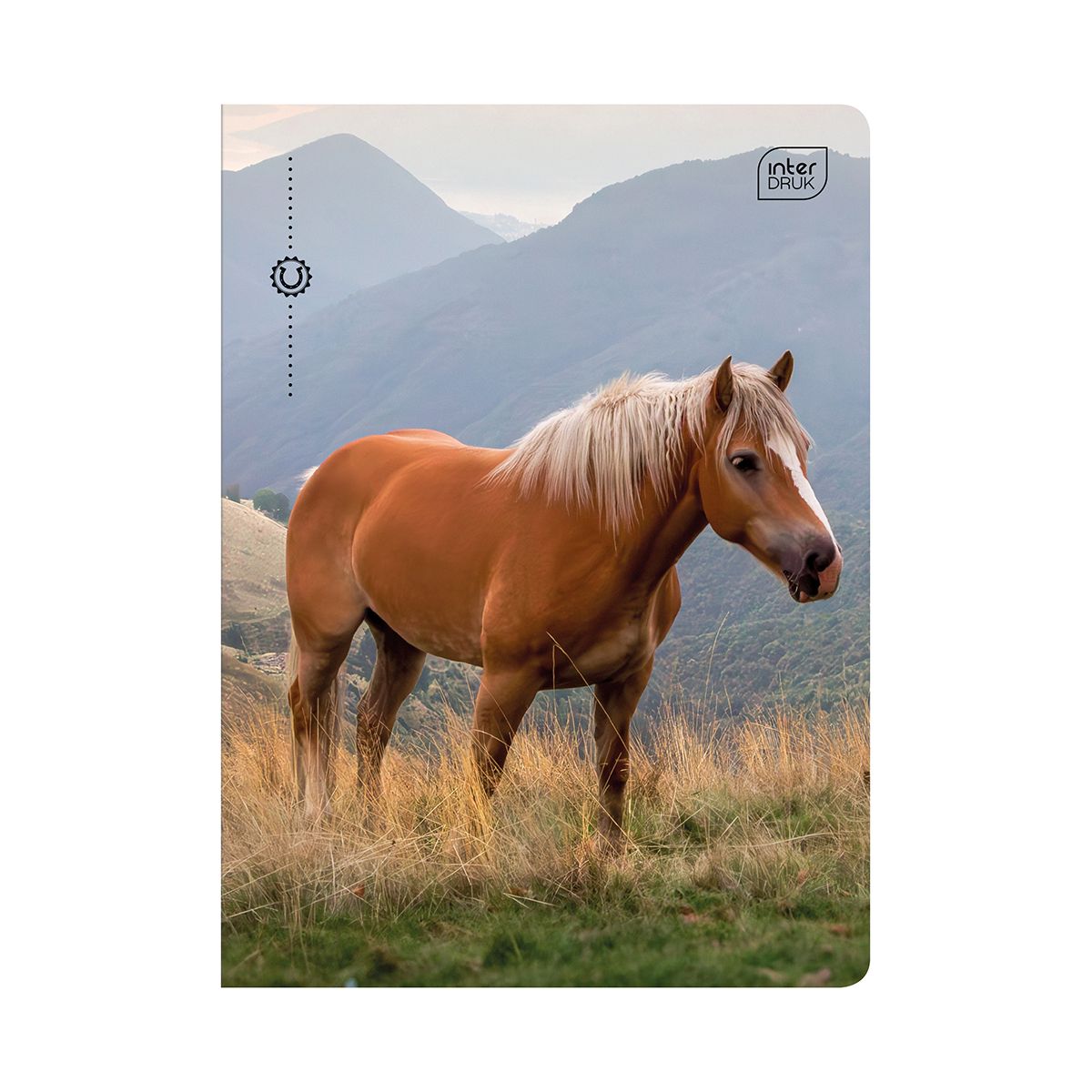 Zeszyt Interdruk WILD HORSES A5 32k. 70g linia kolor
