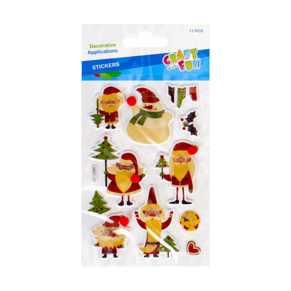 Naklejki świąteczne Craft with Fun (481029)