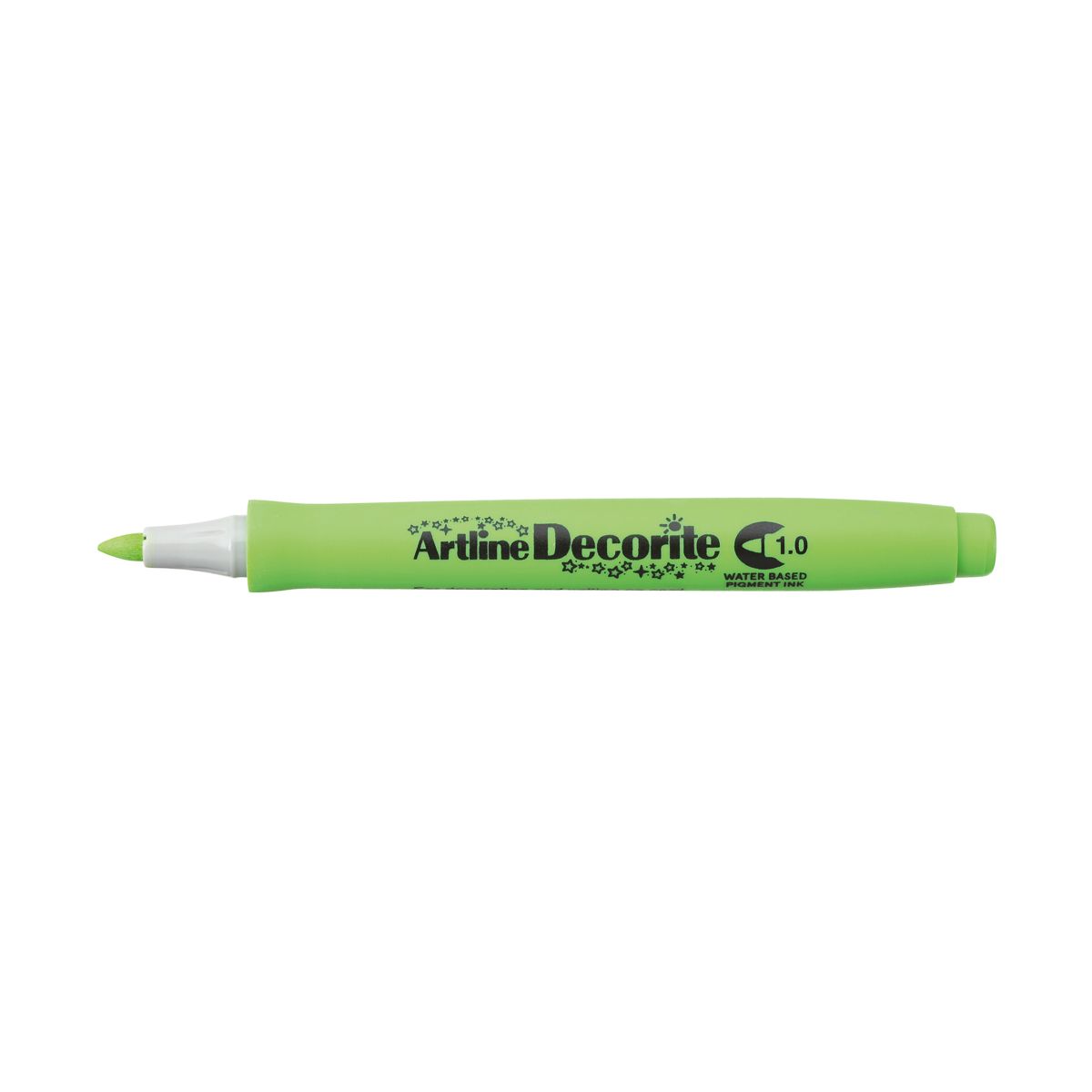 Marker permanentny Artline decorite zielony 1,0mm pędzelek końcówka (AR-033 4 6)