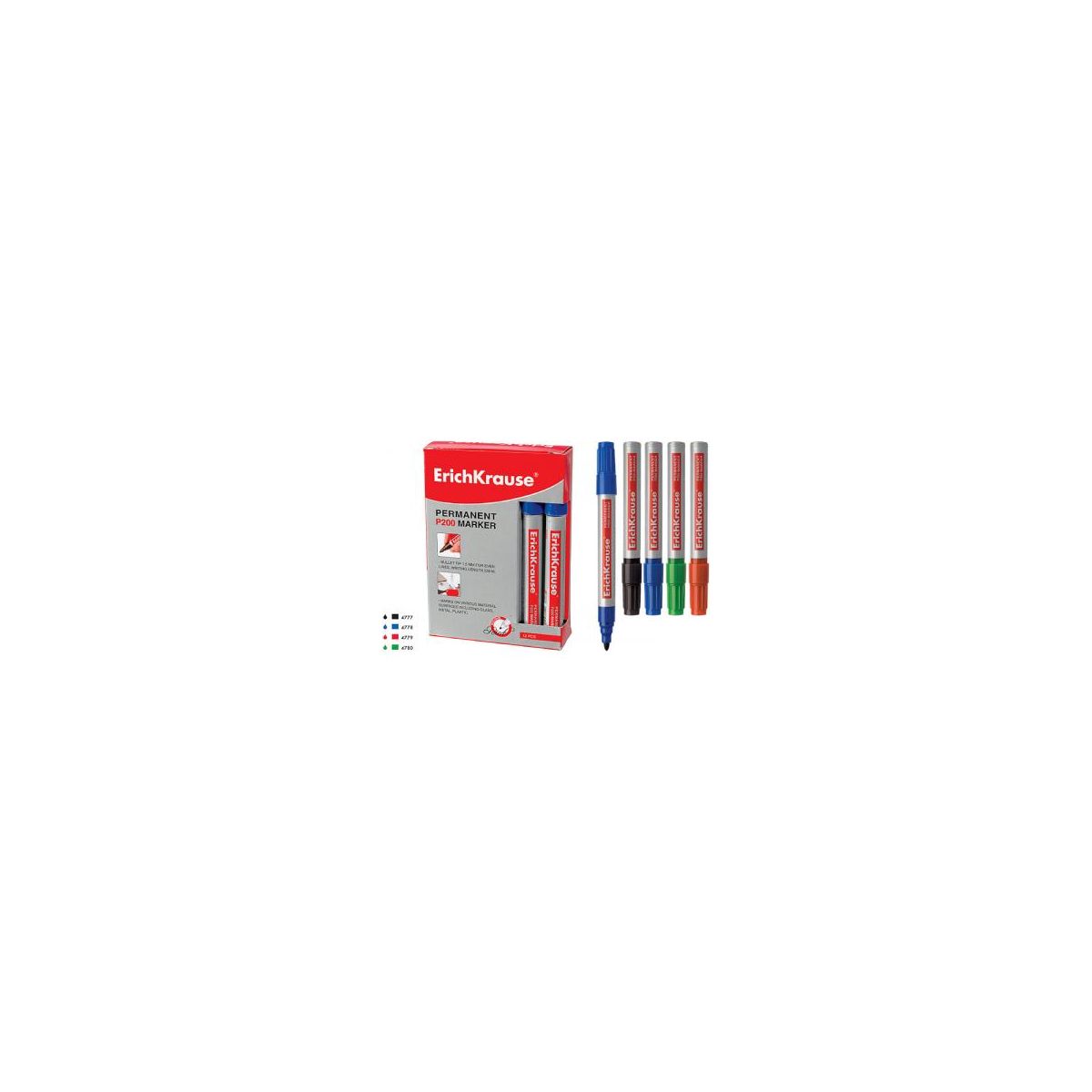Marker permanentny czerwony 1,5mm Erich Krause (ek 4779)