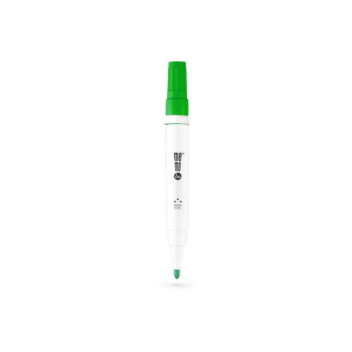 Marker suchościeralny z gąbką i  magnesem zielony zielony 1-3mm okrągła końcówka Memobe (MM351-04)