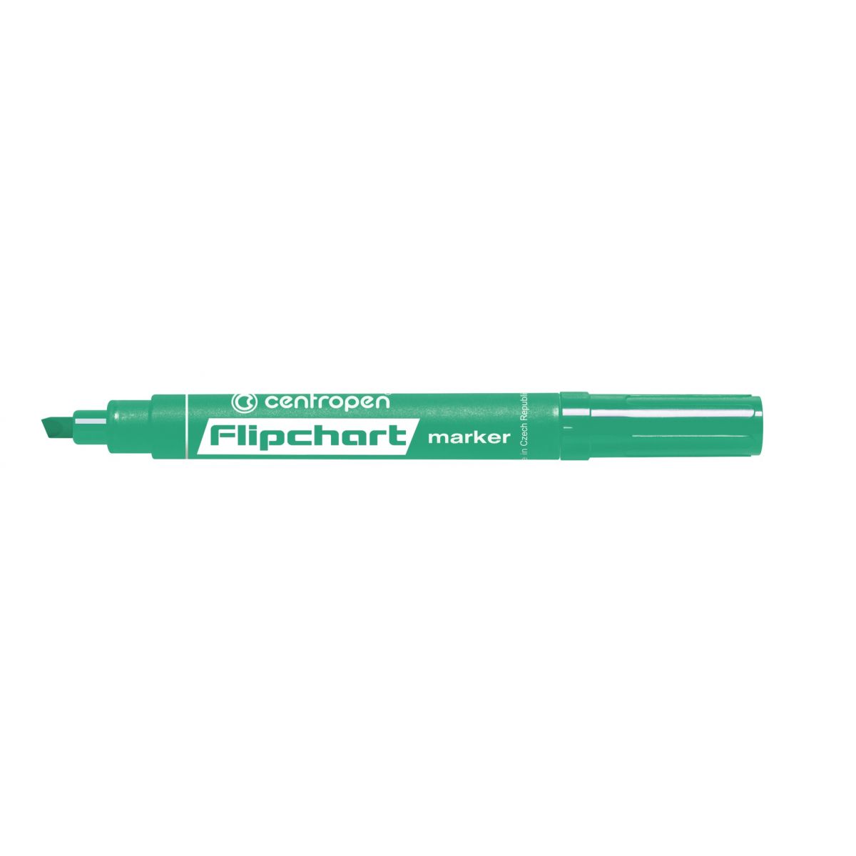 Marker do papieru Centropen 8560 zielony 1,0-4,6mm ścięta końcówka