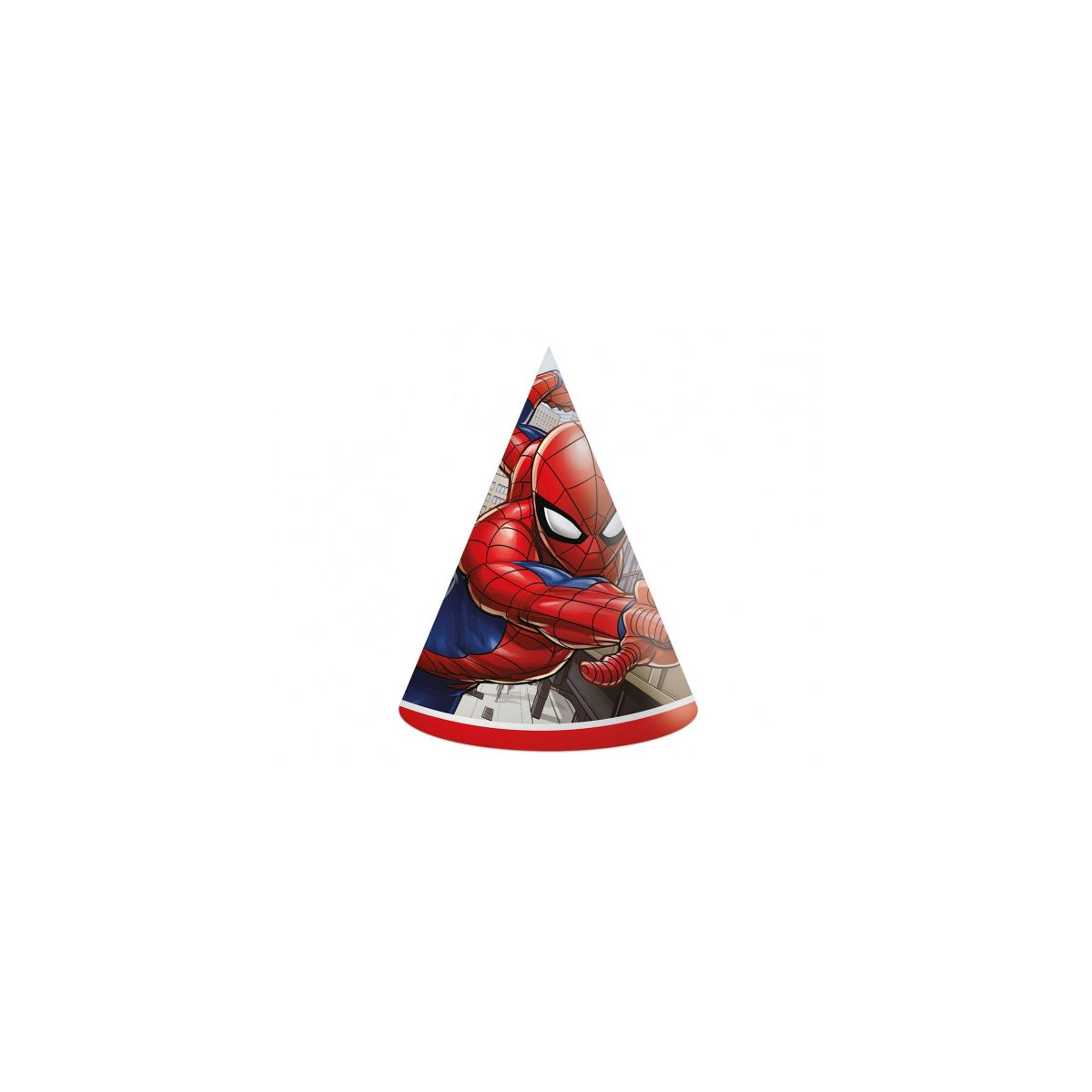Czapka party Spiderman mix papier Godan (93952)