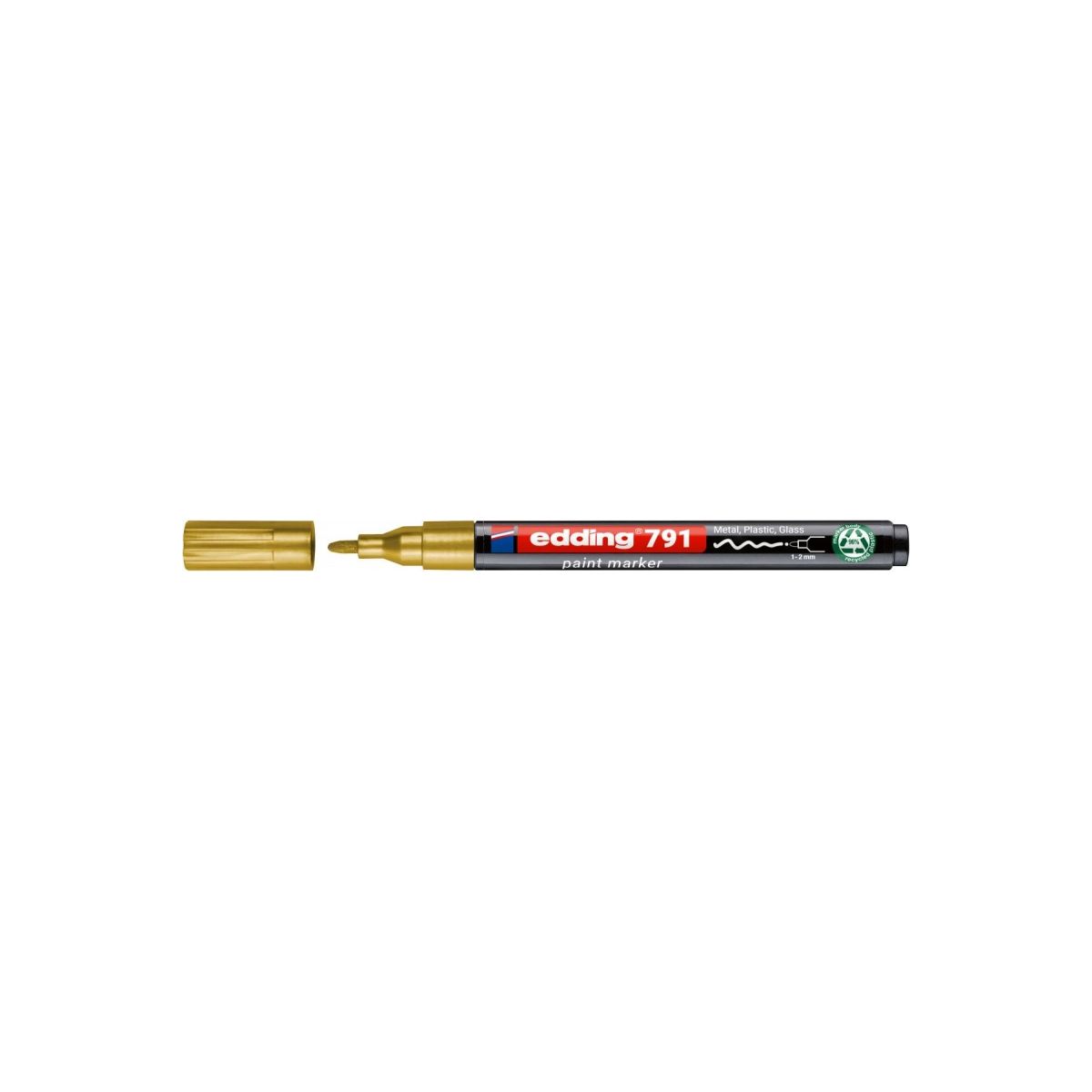Marker olejowy PCR E-791 złoty 1,0-2,0mm okrągła końcówka Edding (ED-791PCR053)