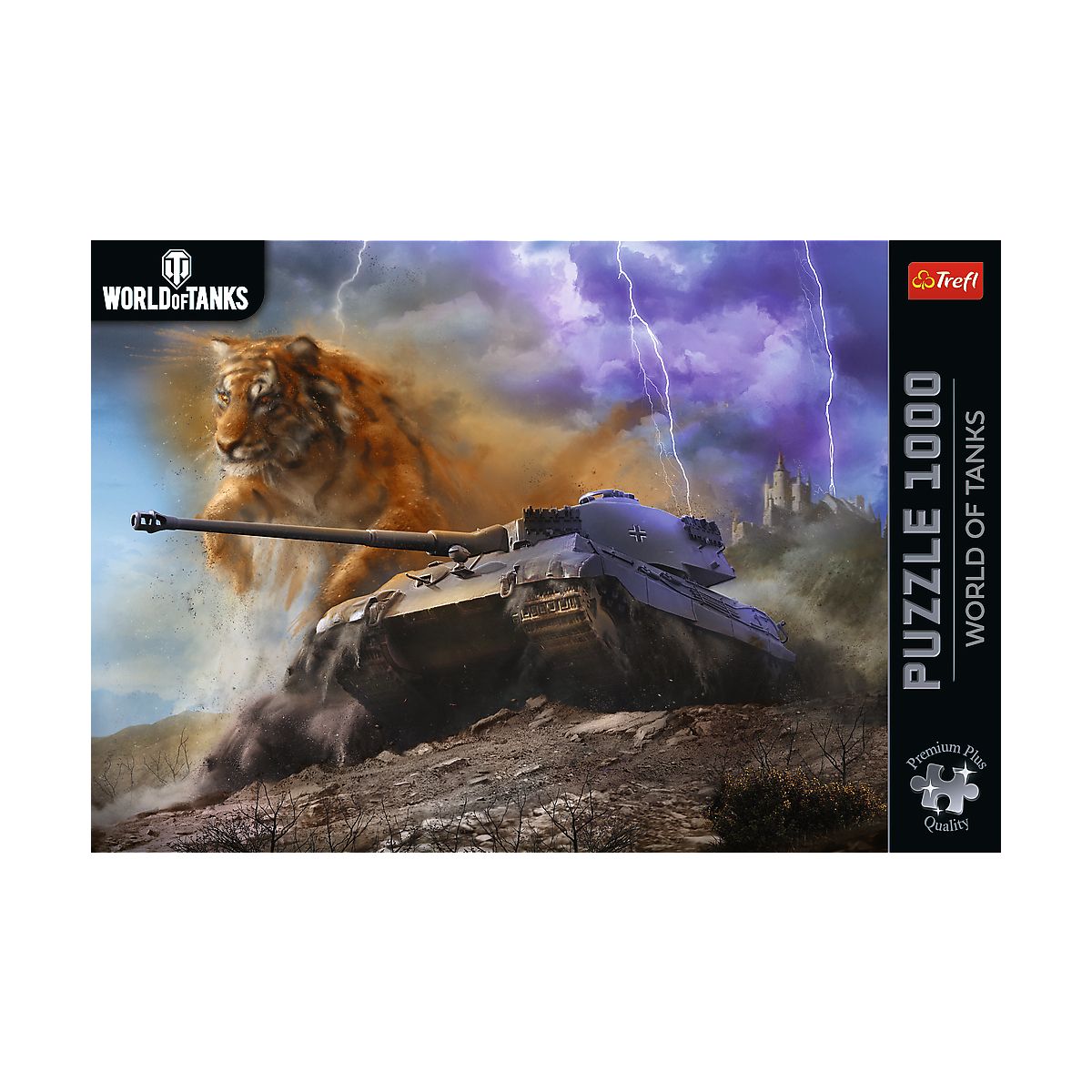 Puzzle premium plus World of Tanks: Tygrys II 1000 el. Trefl (12089)