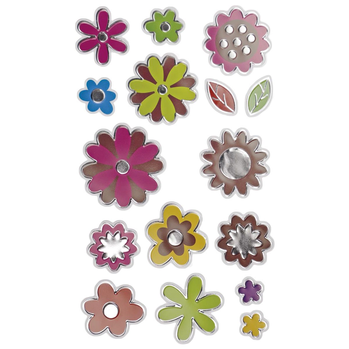 Naklejka (nalepka) Craft-Fun Series Kwiatki Titanum (EVS-07)