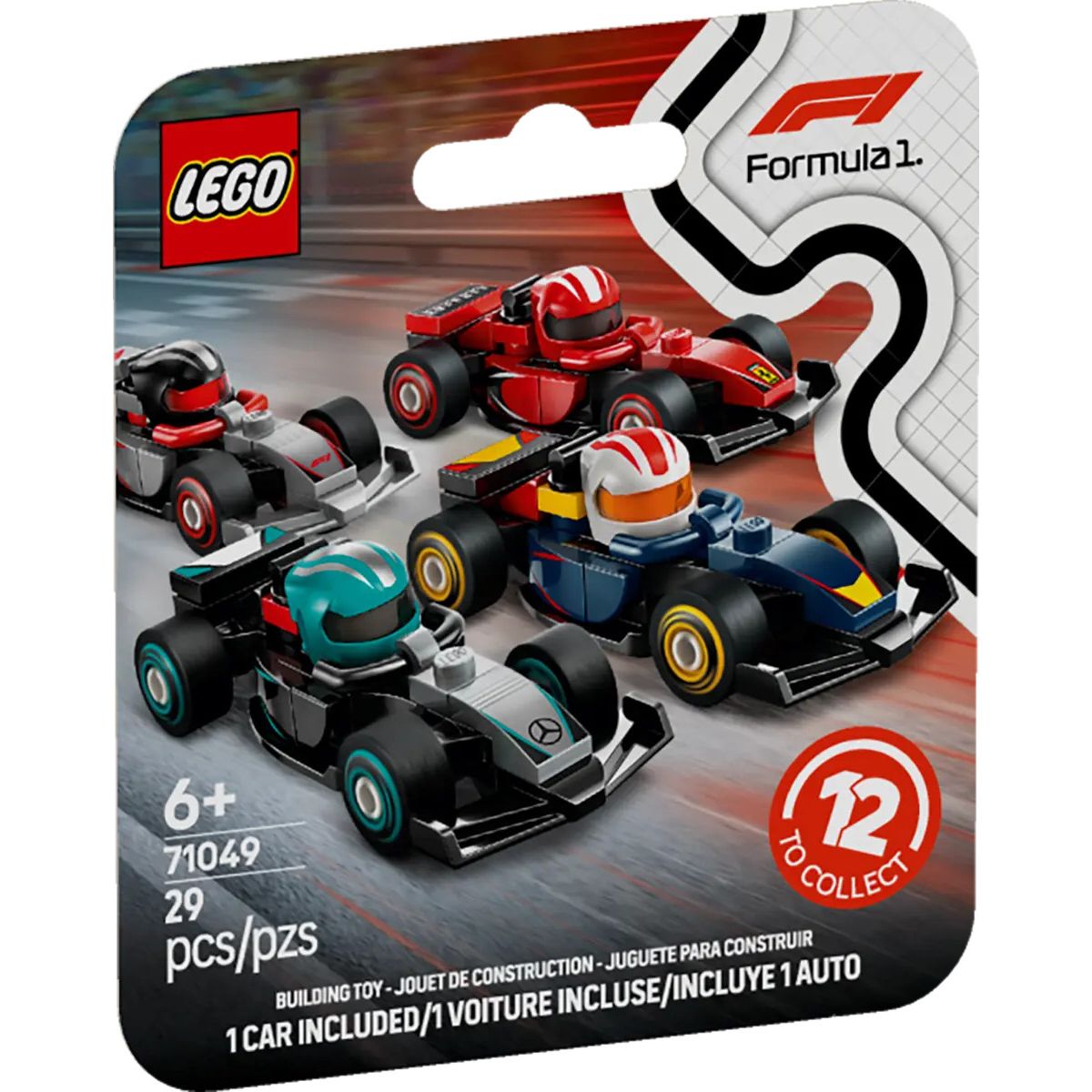 Klocki konstrukcyjne Lego Formuła 1 Kolekcjonerskie bolidy F1® (71049)