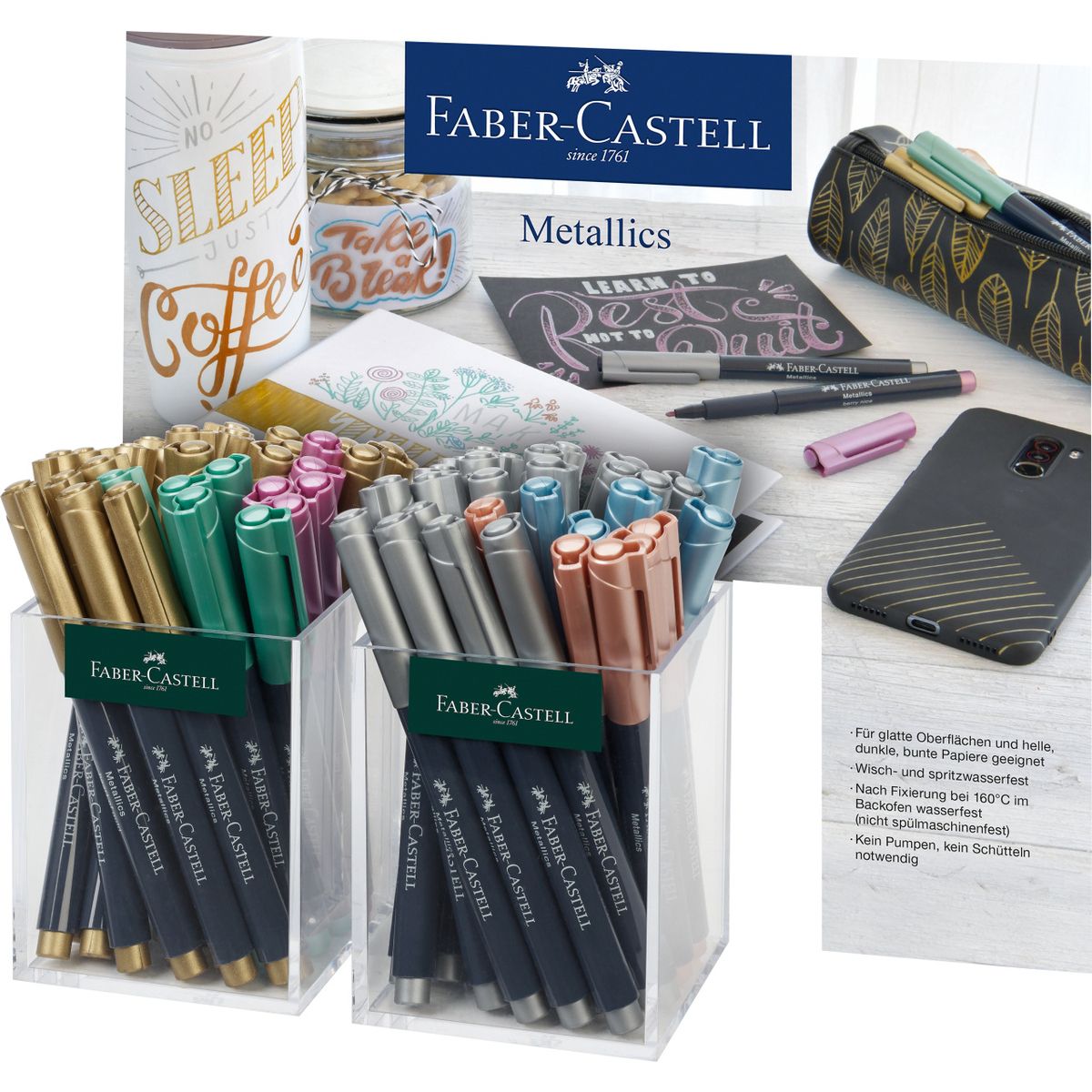 Marker specjalistyczny metaliczny Faber Castell (160760 FC)