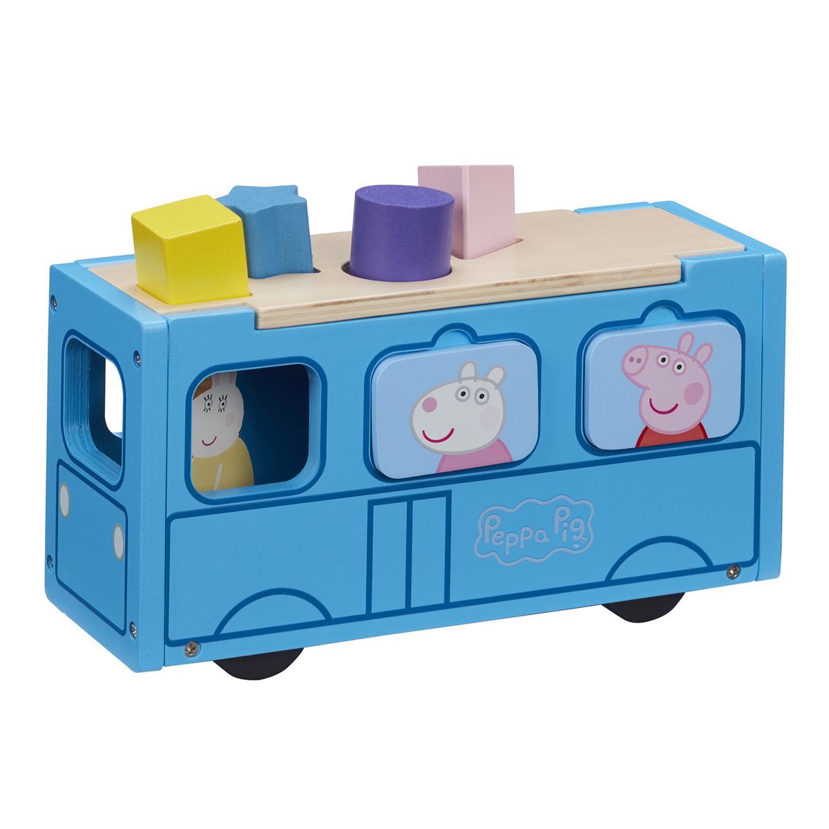 Autobus Tm Toys Peppa Pig drewniany autobus (PEP07222)