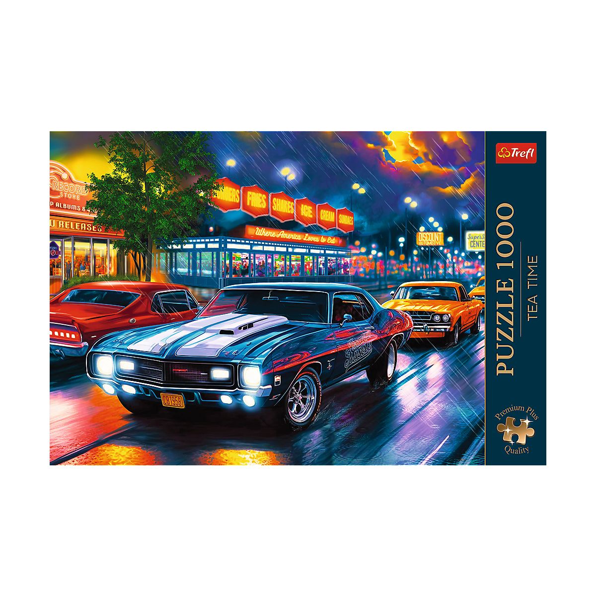 Puzzle Premium Plus Nocna przejażdżka 1000 el. Trefl (12076)